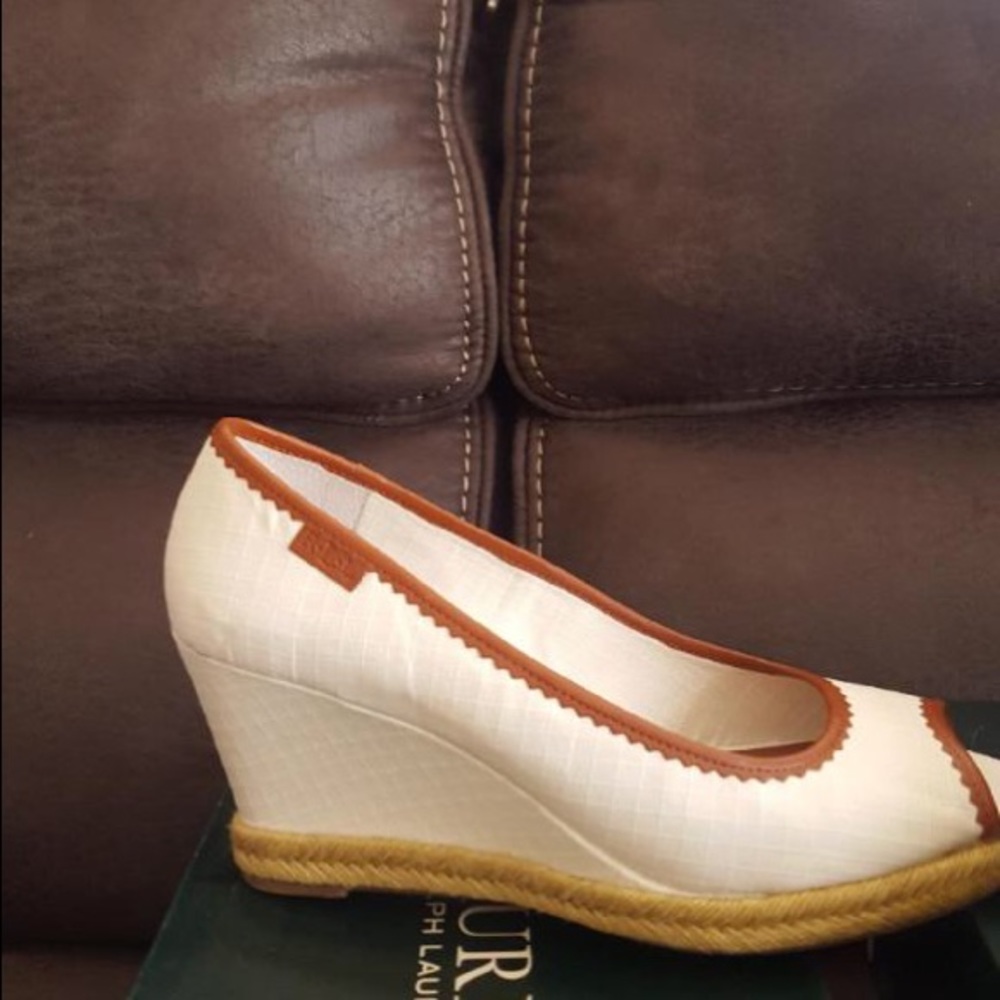 White espadrilles